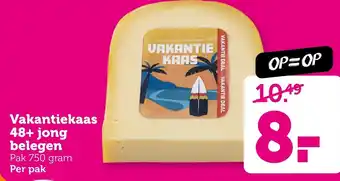 Coop Vakantiekaas 48+ jong belegen aanbieding
