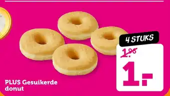 Coop Plus Gesuikerde donut aanbieding