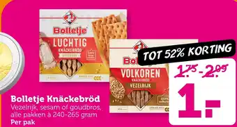 Coop Bolletje Knäckebröd aanbieding