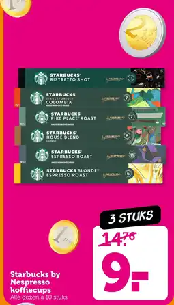 Coop Starbucks by Nespresso koffiecups aanbieding