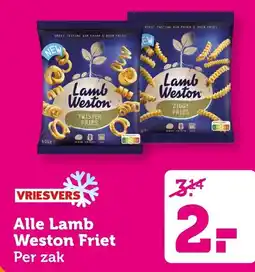 Coop Alle Lamb Weston Friet aanbieding