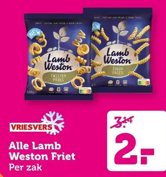 Coop Alle Lamb Weston Friet aanbieding
