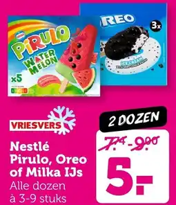 Coop Nestlé Pirulo, Oreo of Milka IJs aanbieding