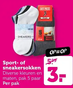 Coop Sport of sneakersokken aanbieding