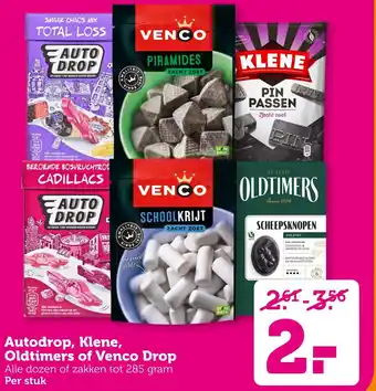 Coop Autodrop, Klene, Oldtimers of Venco Drop aanbieding
