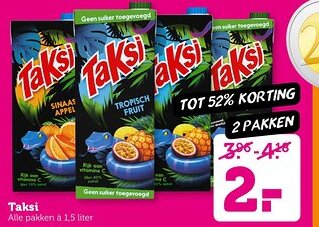 Coop Taksi aanbieding
