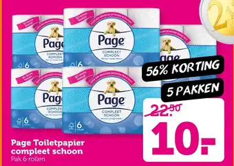 Coop Page Toiletpapier compleet schoon aanbieding