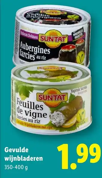 Lidl Gevulde wijnbladeren aanbieding