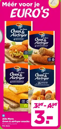 PLUS Alle Mora Oven & airfryer snacks aanbieding