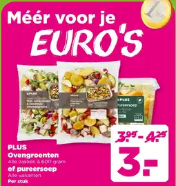PLUS Plus Ovengroenten of pureersoep aanbieding