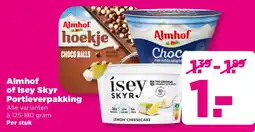 PLUS Almhof of Isey Skyr Portieverpakking aanbieding