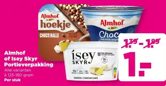 PLUS Almhof of Isey Skyr Portieverpakking aanbieding