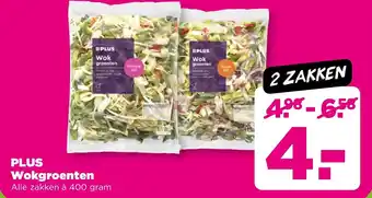 PLUS Plus Wokgroenten aanbieding