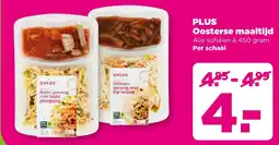 PLUS PLUS Oosterse maaltijd aanbieding