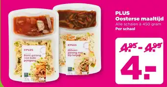 PLUS PLUS Oosterse maaltijd aanbieding