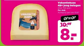 PLUS Vakantiekaas 48+ jong belegen aanbieding
