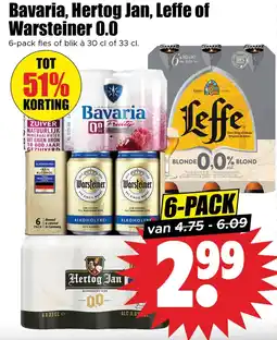Dirk Bavaria hertog jan leffe of warsteiner 0.0 aanbieding