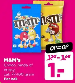 PLUS M&M's aanbieding