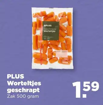 PLUS Plus Worteltjes geschrapt aanbieding