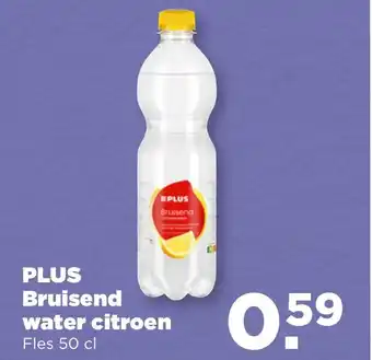 PLUS Plus Bruisend water citroen aanbieding