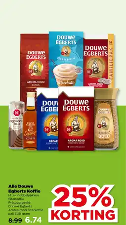 PLUS Alle Douwe Egberts Koffie aanbieding