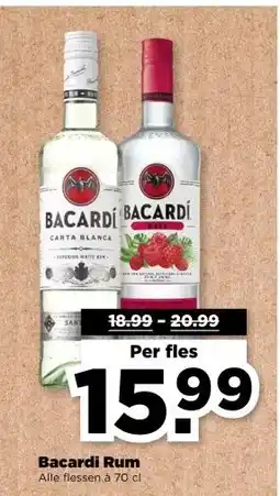 PLUS Bacardi Rum aanbieding