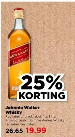 PLUS Johnnie Walker Whisky aanbieding
