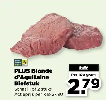 PLUS PLUS Blonde d'Aquitaine Biefstuk aanbieding