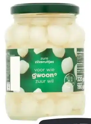 Budget Food G'woon Zilveruitjes aanbieding