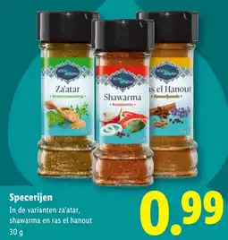 Lidl Specerijen aanbieding