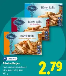 Lidl Börek Rolls aanbieding
