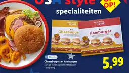 Lidl Cheeseburgers of hamburgers aanbieding