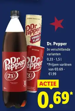 Lidl Dr Pepper aanbieding