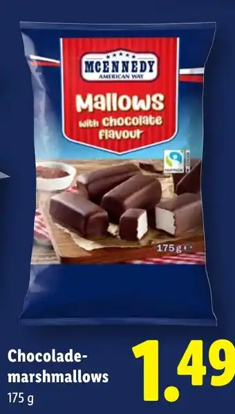 Lidl MCENNEDY Chocolade marshmallows aanbieding