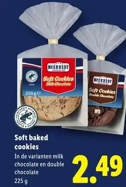 Lidl MCENNEDY Soft baked cookies aanbieding