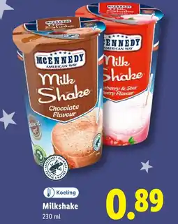 Lidl MCENNEDY Milk Shake aanbieding