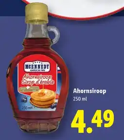 Lidl MCENNEDY Ahornstroop aanbieding