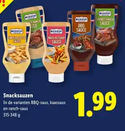 Lidl Snacksauzen aanbieding