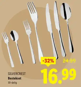 Lidl SILVERCREST Bestekset aanbieding