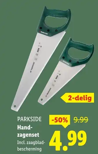 Lidl PARKSIDE Hand zagenset aanbieding