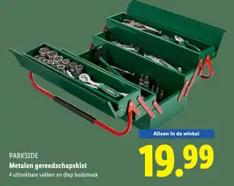 Lidl PARKSIDE Metalen gereedschapskist aanbieding