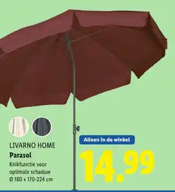 Lidl LIVARNO HOME Parasol aanbieding
