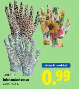 Lidl PARKSIDE Tuinhandschoenen aanbieding