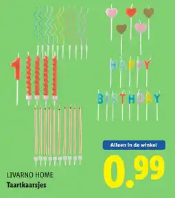 Lidl LIVARNO HOME Taartkaarsjes aanbieding
