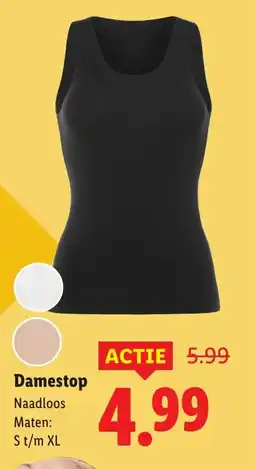 Lidl Damestop Naadloos aanbieding
