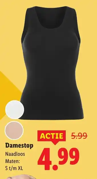 Lidl Damestop Naadloos aanbieding