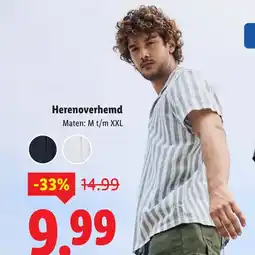 Lidl Herenoverhemd aanbieding