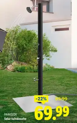 Lidl PARKSIDE Solar tuindouche aanbieding