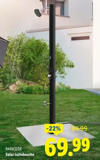 Lidl PARKSIDE Solar tuindouche aanbieding