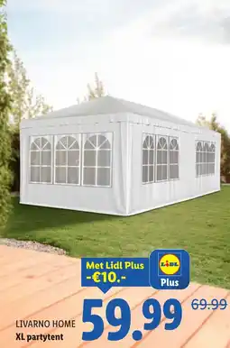 Lidl LIVARNO HOME XL partytent aanbieding